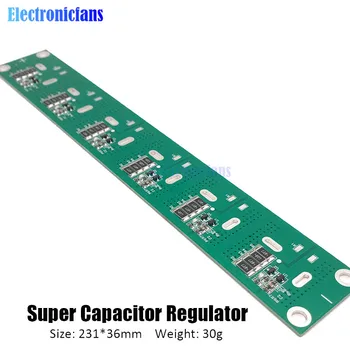 

2.5-3V 360F 400F 500F 700F 6PCS/Set Single Row Super Farad Capacitor Balancing Protection Board 4 Pin Capacitor Protection Board