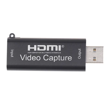 

Mini Video Capture Card USB 2.0 HDMI Video Grabber Record Box fr PS4 Game DVD Camcorder HD Camera Recording Live Streaming