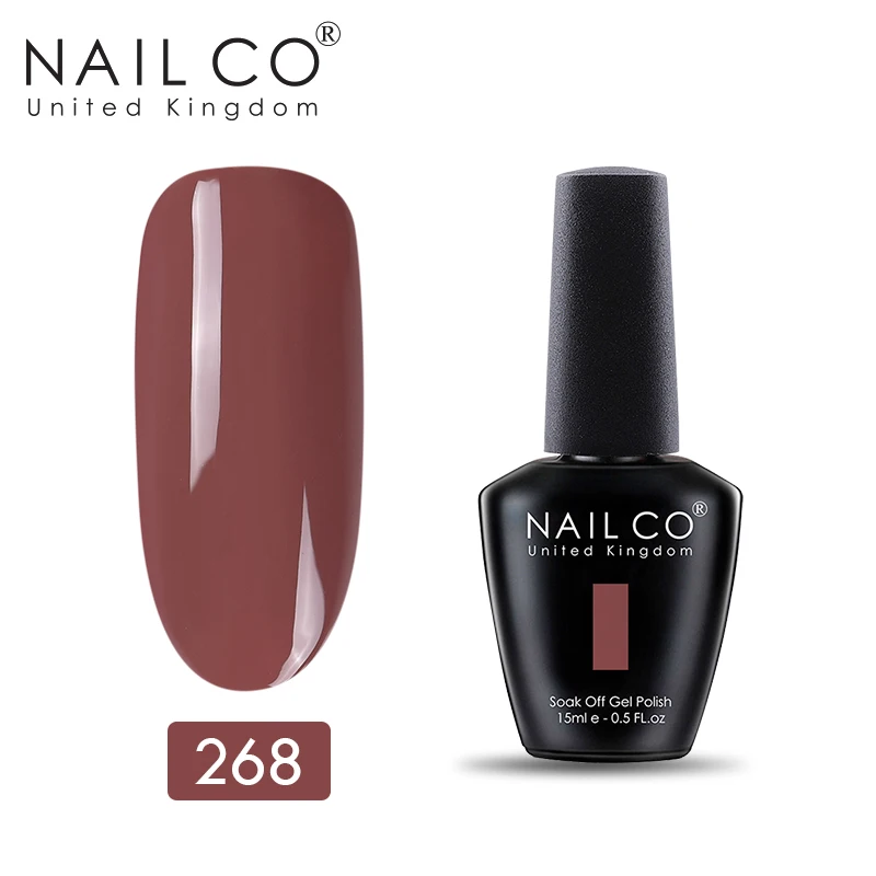 NAILCO Гель-лак набор все для маникюра Полупостоянный Vernis 15 мл УФ-гель для ногтей Hybird Gellak дизайн ногтей маникюр - Цвет: 11268