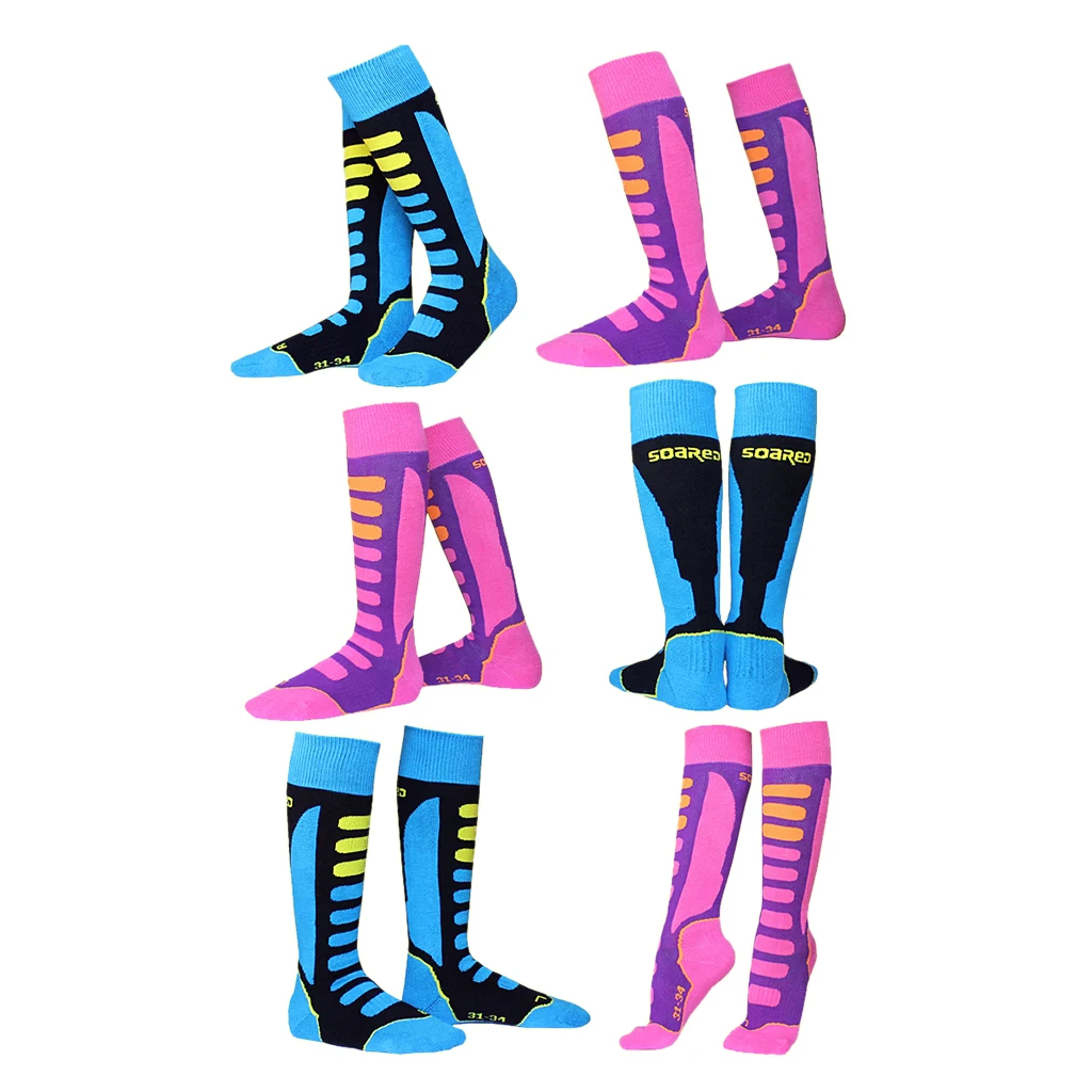UNISEX Kids Adult Padded Winter Sports Thermal Performance Ski Snowboard Socks Sports Socks