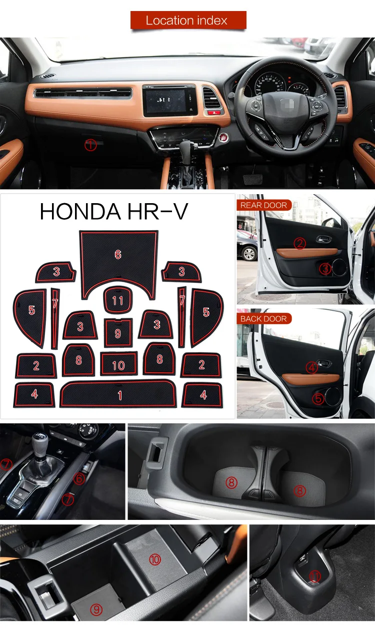 Защитный щит от грязи для HONDA Vezel HR-V с Vezel L0g0 левая и правая рука подложки ворота