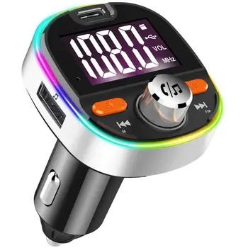 

QC3.0 Quick Charge Car MP3 Player Bluetooth 5.0 FM Transmitter LED Car Radio