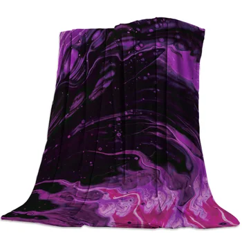 

Abstract Fluid Gradient Throw Blanket Soft Comfortable Velvet Plush Blankets Warm Sofa Bed Sheets