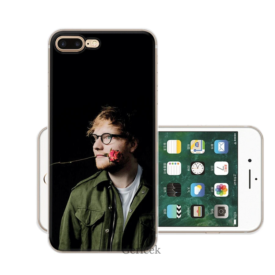 Мобильный телефон чехол для iPhone 6 6s 7 8 P Lus XR X XS Max 5 5S SE Shell Ed Sheeran X Жесткий Чехол