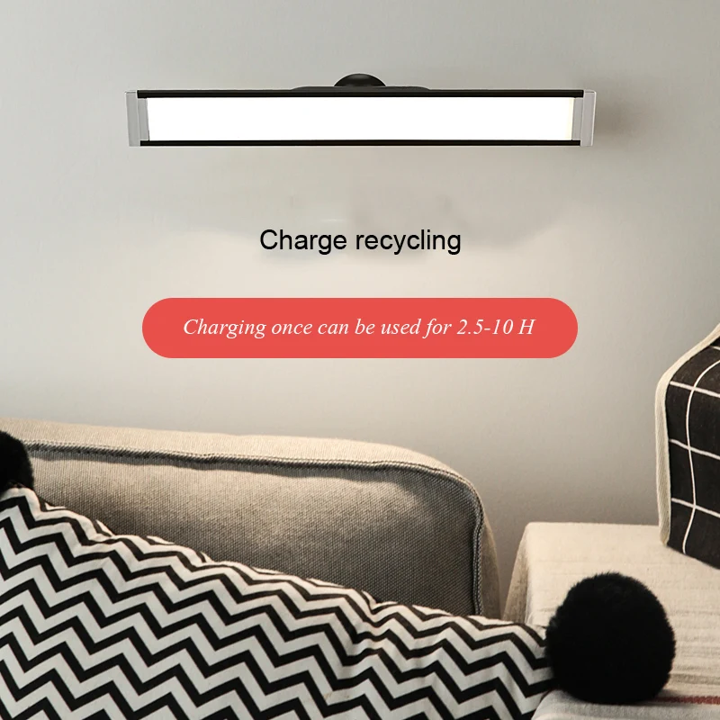 

Cool Lamp Student Dormitory Table Lamp LED Learning Reading Lamp No Wiring Rechargeable Dimming Makeup Mirror Bedside Light