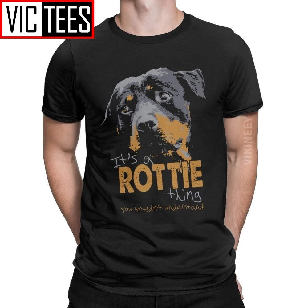 Rottweiler это Поворотная вещь которую вы не поймете Мужская футболка забавная для