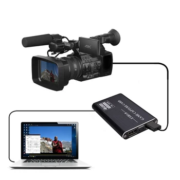 

HDMI To USB 3.0 4K Video Capture Card Dongle 1080P 60fps HD Video Recorder Grabber For Capturing Game Game Capture Card Live
