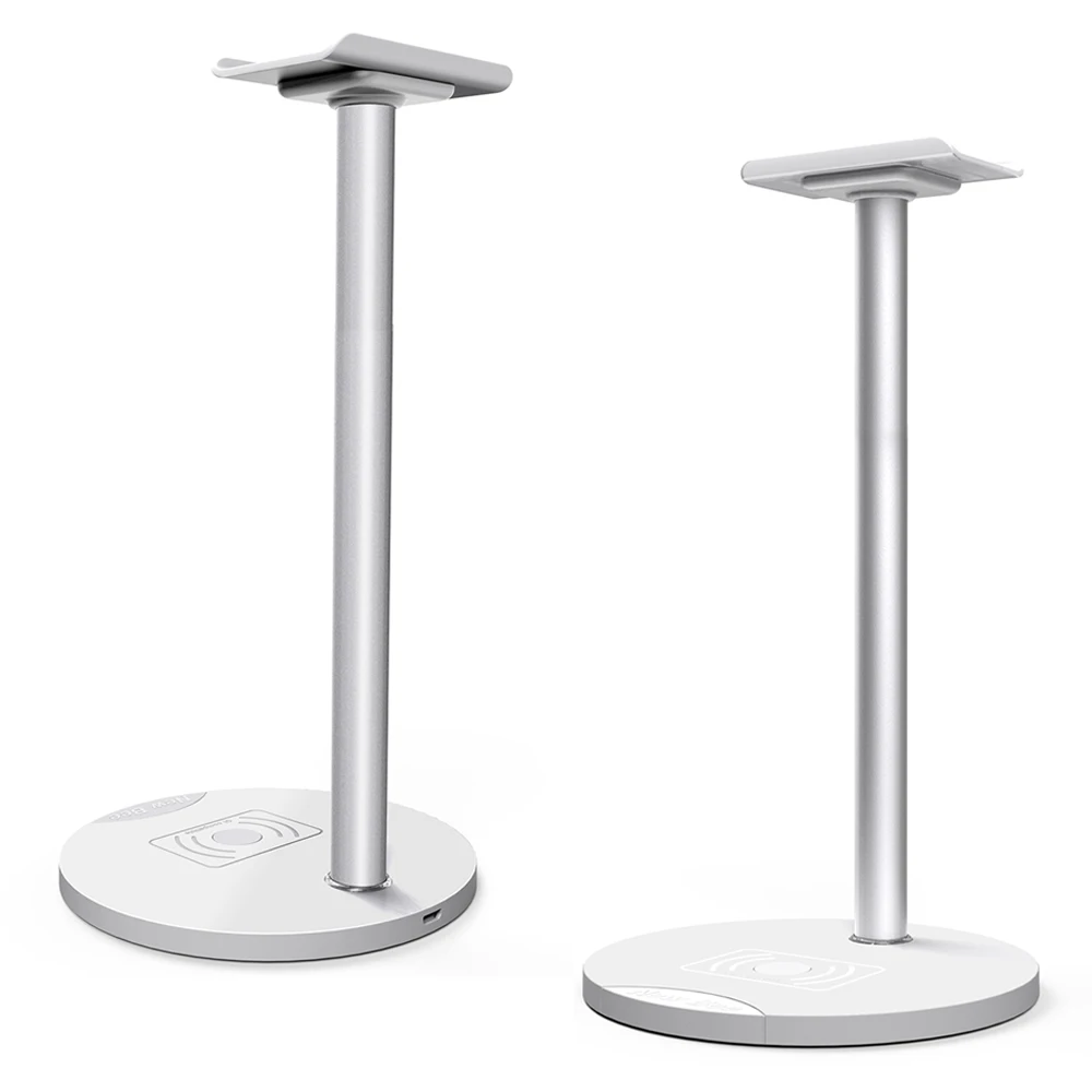 Vococal 2 in 1 Headphone Stand Holder Rack over ear Earphone Bracket Hanger Wireless Charger for Samsung S7 S6 S7 S6 Edge S 7 6
