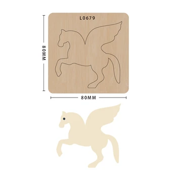 

SMVAUON Wooden Cutting Dies Scrapbooking Stencil Funny Animal Die Cuts Making Decorative Craft New Dies For 2020