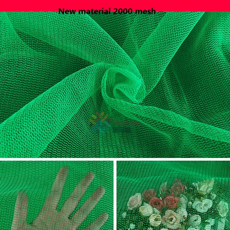 2000 mesh 1,8x6 м защитная сетка для строительной площадки Архитектурное проектирование с защитой пламени от ветра Retardant плотность сети зеленый защитный комплект - Цвет: 2000 mesh