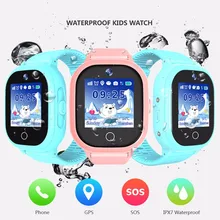 

GPS kids smart watch Phone Position Children Watch 1.3 inch Color Touch Screen WIFE SOS Smart Baby Watches Tracker women men