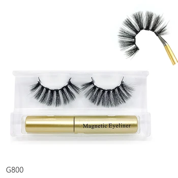 

Magnetic Eyelashs set Magnet Liquid Eyeliner& Magnetic Lashes Waterproof Long Lasting Eyelash Extension False MagnetLashes TSLM1