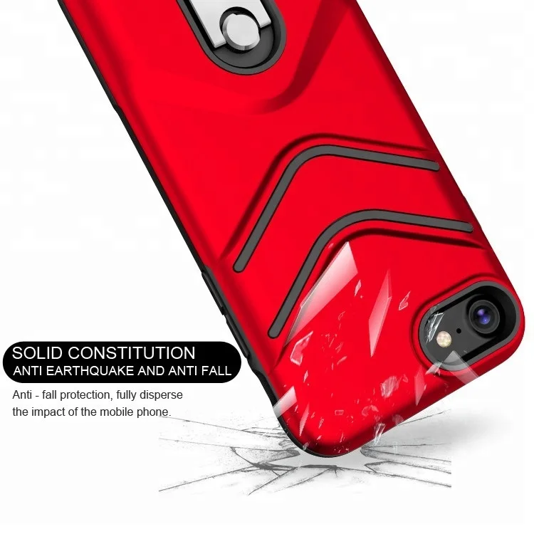 Продукт TPU PC металлический чехол с подставкой для телефона для iPhone 7 6 Plus 6S чехол s, задняя крышка чехол для iPhone 8