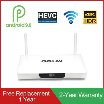 

Golax M7 Smart TV Box Amlogic S905W Quad Core Android 9.0 2.4G WiFi 1GB 2GB RAM 4K HD WiFi Media Player Set Top Box