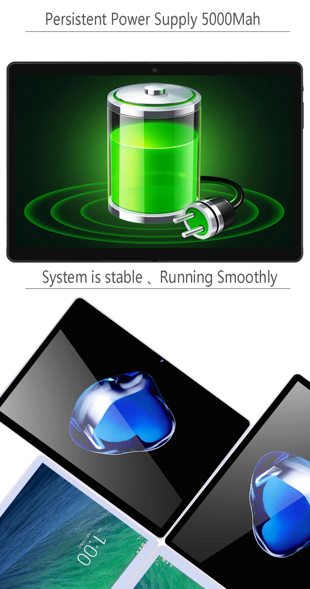 10,1-дюймовый Планшеты PC 3g Телефонный звонок двойной sim-карты Android 8,0 Octa Core мобильный 4 Гб Оперативная память 32 ГБ Встроенная память ips Tablet PC 10,9