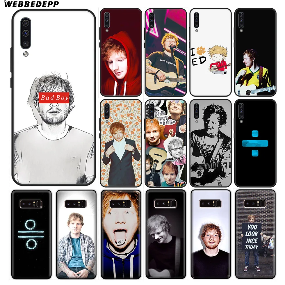 Ширан Edsheeran мягкий чехол для samsung Galaxy A10 A30 A40 A50 A60 A70 M10 M20 M30 M40 Note 8 9 10 плюс |