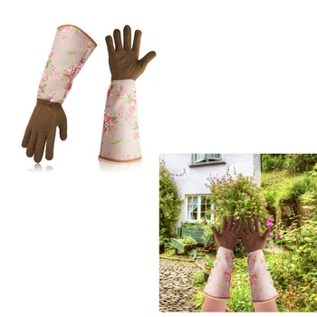 

Non-Slip Gardening Gloves Long Sleeves Wrist Protection Garden Labor Flowering Pruning Rose Gardener Protective Gloves