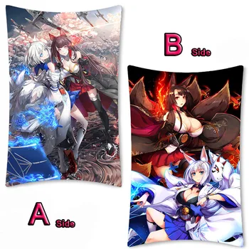 

Anime Game Azur Lane USS Laffey Illustrious Yuudachi Dakimakura Hugging Body Pillow Case Otaku Cushion Pillow Cover 35x55cm