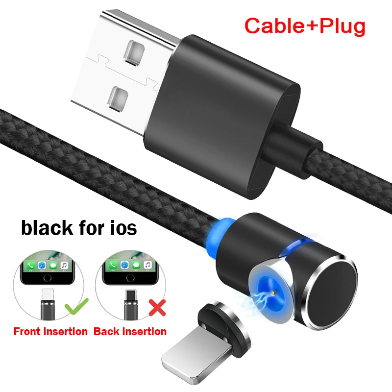 G52 Магнитный usb-кабель для быстрой зарядки Тип USB C магнит Зарядное устройство для зарядки и передачи данных Micro usb кабель для мобильного телефона с USB кабель для передачи данных кабель для ios