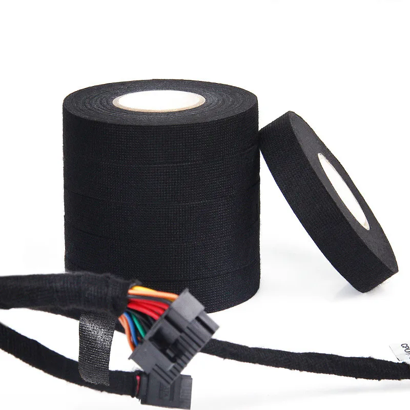 1Roll Car Auto Adhesive Electrical Cloth Tape for Cable Loom Wiring Harness Wrap 
