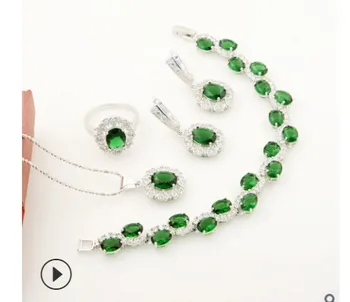 

2set/lots wonderful high quality low price diamond crystal bride wedding set necklace earings ring bracelet up-market 18v