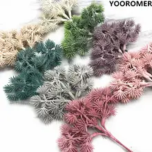 YOOROMER 6 шт. искусственные растения ананас искусственные цветы для дома Гирлянда DIY скрапбук Свадебные Рождественские украшения