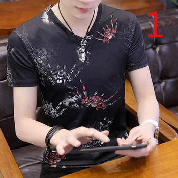 

Summer short-sleeved tide brand stand-in ins Korean version of the trend to repair clothes