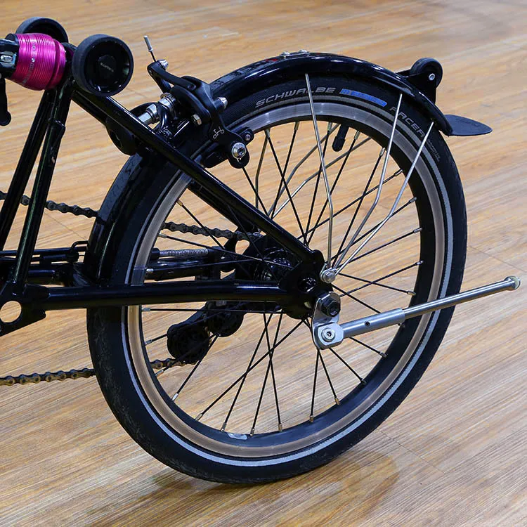 Титановый сплав Brompton небольшой тканевый титановый сплав фиксатор для ног ретро легкий складной велосипедный держатель для ног парковочная стойка