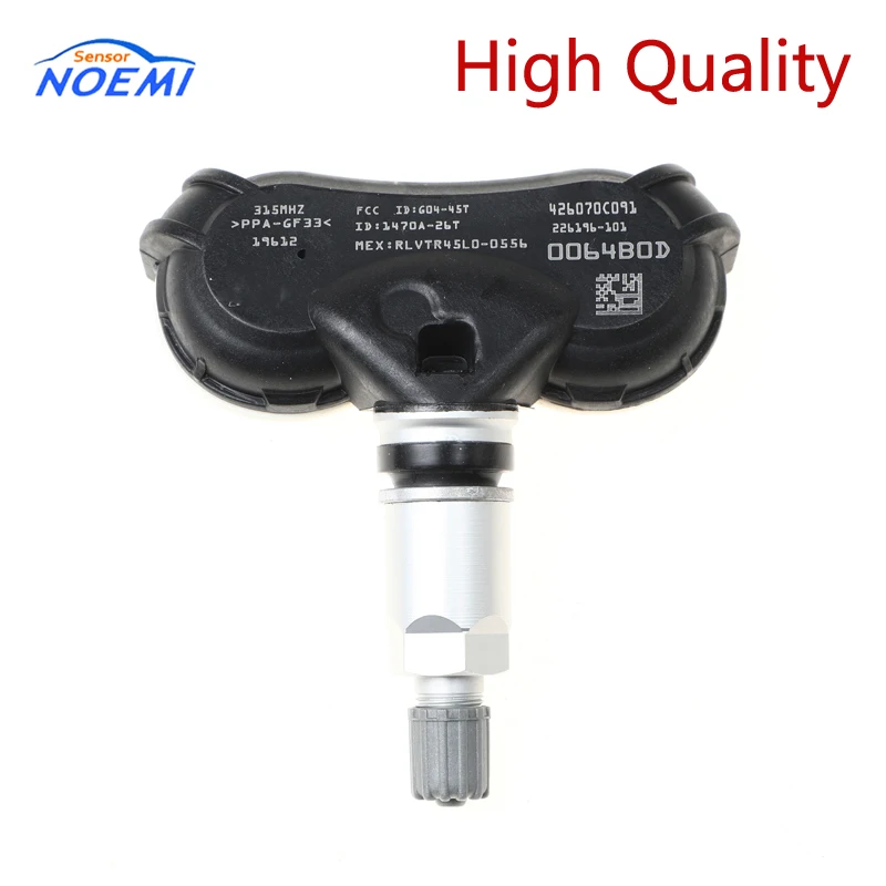 

YAOPEI New 42607-0C091 426070C091 TPMS Tire Pressure Sensor 315MHZ For Toyota Tundra Sequoia 2018 2019