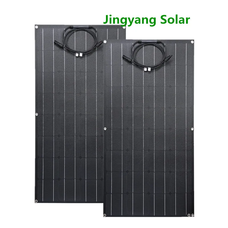 

China high quality Solar Panel 100w Flexible Mono Solar Panel Cell High Power Portable Solar Panel For RV&Boat&Travel 200w