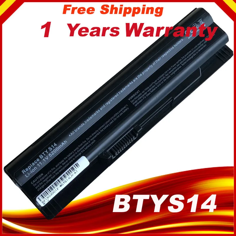 Аккумулятор 4400 мАч для MSI GE60 GE70 Series CR41 CX61 CR70 BTY-S14 FR610 FR620 FR700 FX400 FX420 FX60 FX603 FX610 |
