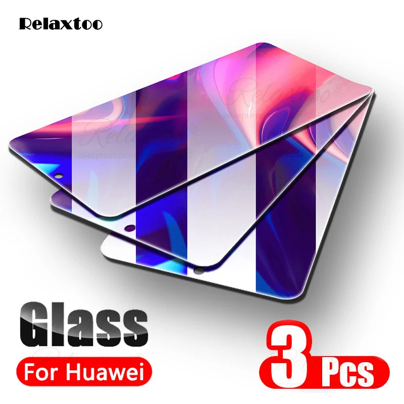 3 шт 9H закаленное стекло для huawei P20 P30 Lite pro honor 8x8 s 9 10 10i Защита экрана для honor 20 pro защитная пленка