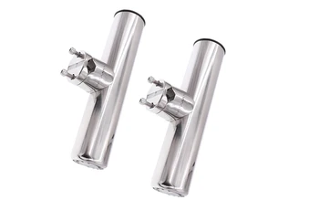 

Boat Fish Rod Holder 316 Stainless Steel Clamp On Fishing Rod Holder
