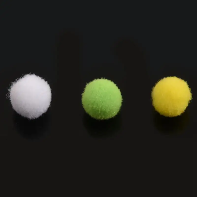 1000 шт 10 мм Разноцветные Цвет мягкие пушистые Pom Poms помпонами для детей ремесла