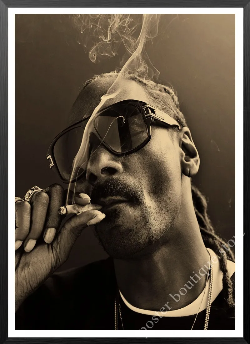 Snoop Dogg плакаты, хип-хоп рэпер певец Snoop Dogg плакат крафт-бумага декоративная наклейка на стену - Цвет: 11