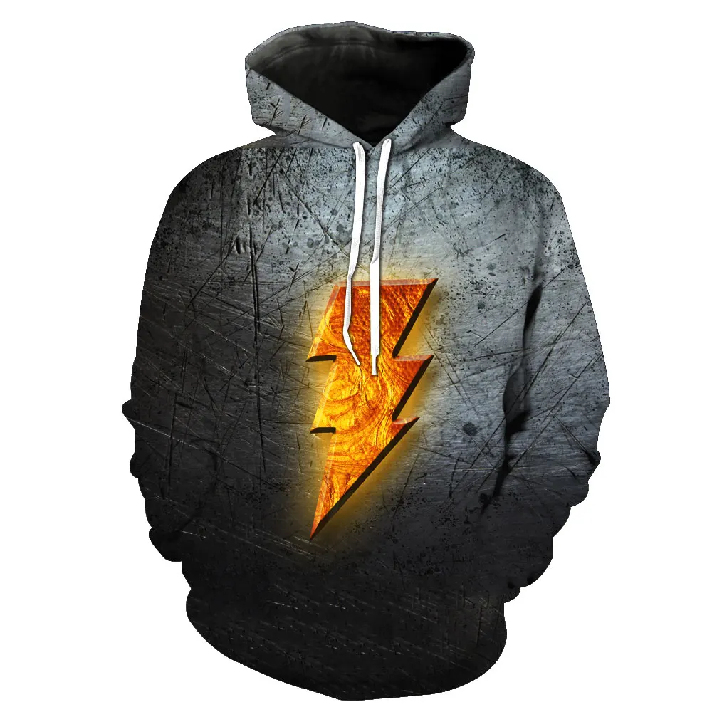 

Lightning Hero 3d Print Hoodies Fashion Men Harajuku Funny Sweatshirts Streetwear Hip Hop Quality Autumn Clothes