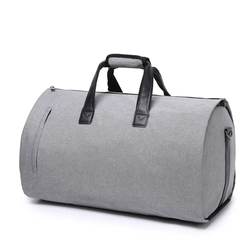 

2 In 1 Grament Bag Designer Duffle Bag Laptop Bag/ Tote Casual Vacation Business Daypack Men Shoulder Package Durable Oxford