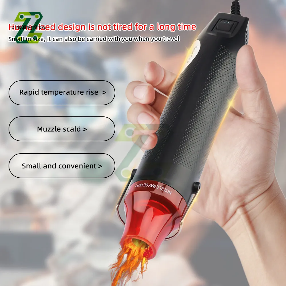 Hot Air Gun Heat Gun 300W 220V Electric Hot Air Heat Gun EU/US Plug For Heat Shrink Tube
