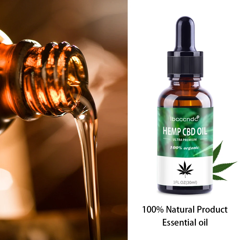 Конопляное масло CBD капли семена эфирного масла Массажная эссенция уход за кожей