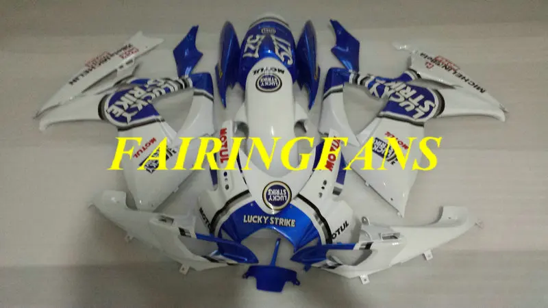 Комплект обтекателей для мотоцикла GSXR600 750 K6 06 07 GSXR 600 GSXR750 2006 2007 Белый Синий Обтекатели кузова+ подарки SC89