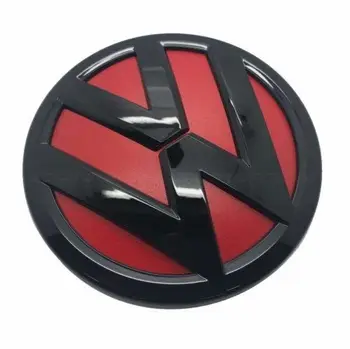 

Emblema para maletero de Golf MK5 2004-2009, color negro brillante y rojo, 110 mm