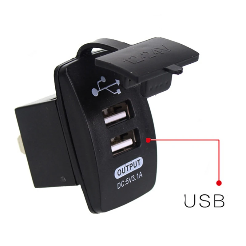 Универсальный двойной порт 2 USB 12V в автомобиль Зажигалка на электропитании зарядное устройство адаптер автомобильный интерьер Аксессуары модификация автомобиля