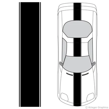 

For Pontiac Firebird & Trans Am Center Racing Stripe Vinyl Decal Kit