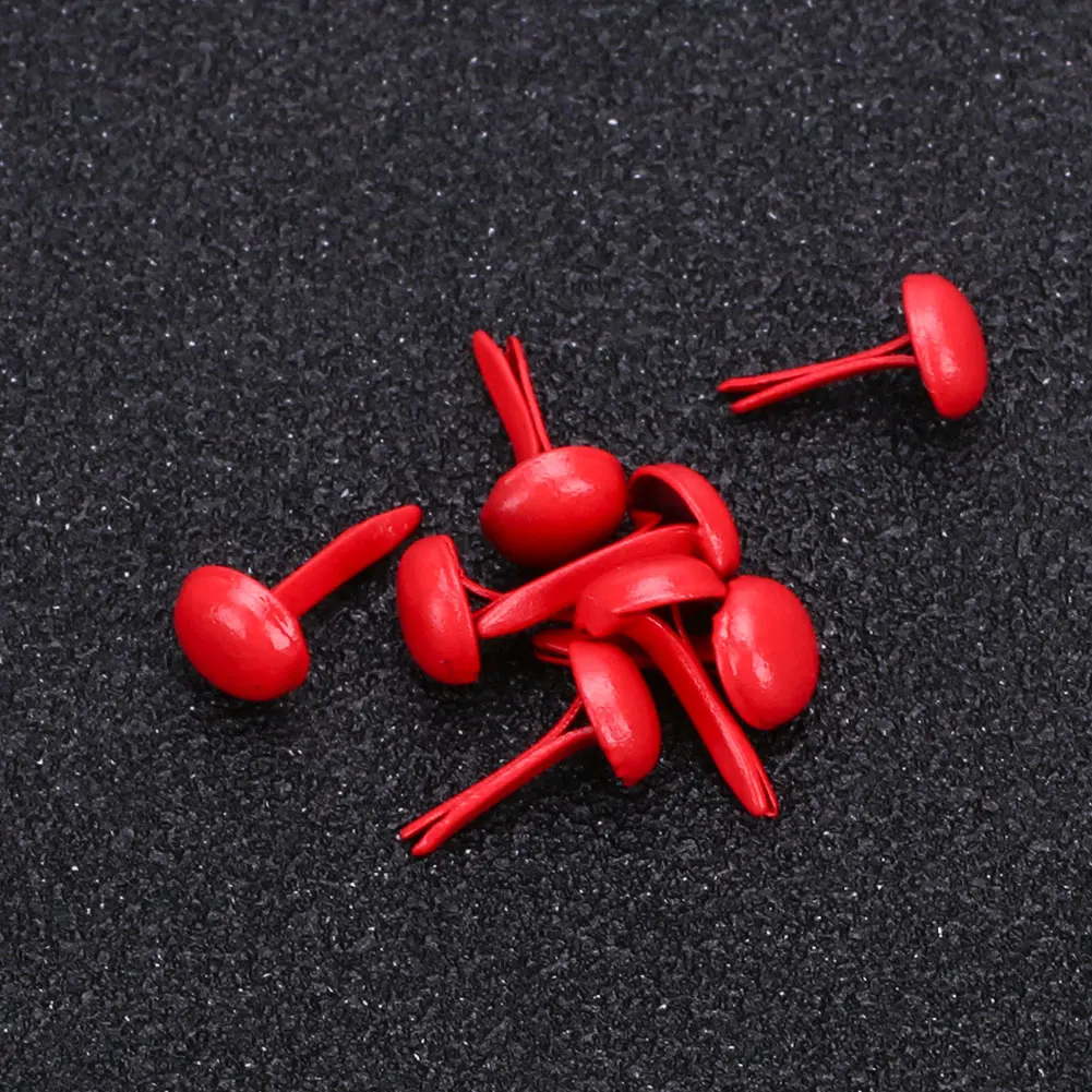 5X8mm Rose Ballerina Nail Tips Health& Beauty Makeup Mini Brad Decorative Nails 50PCS Fake Nails Round for for Nail Tips Beauty Scrapbook - Цвет: 5X8mm Rose