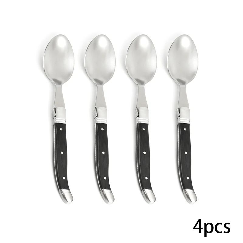black steak spoon set  (7)