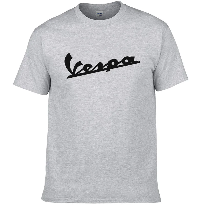 Vespa футболка для мужчин Досуг Divertida Camiseta Algodón de Verano манга Corta Cuello Redondo Camisetas Masculino