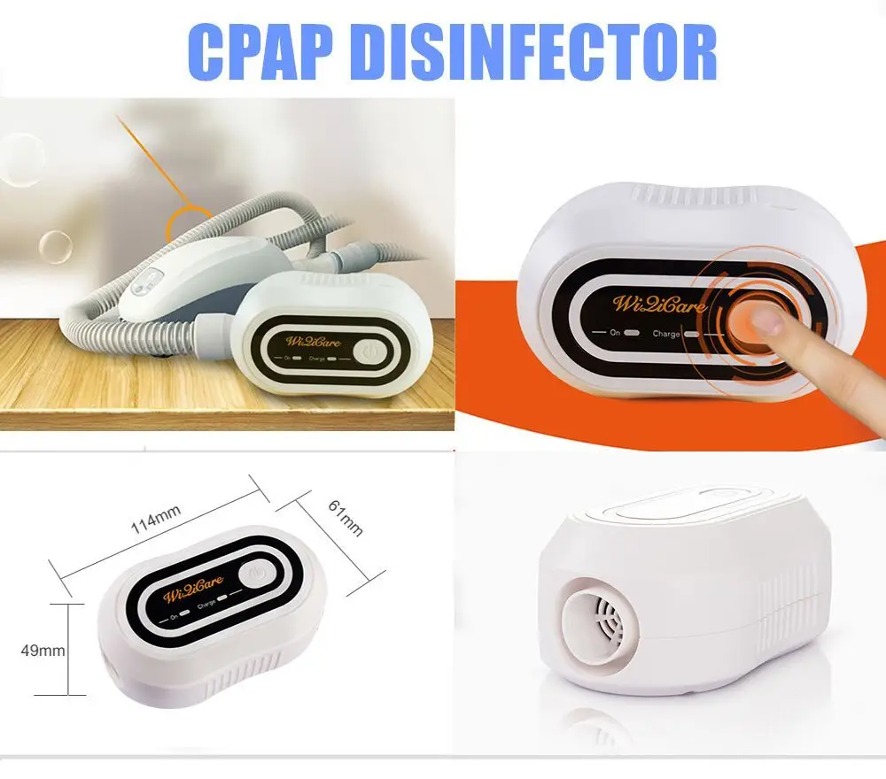 Перезаряжаемый вентилятор стерилизатор сипап apap автоматический CPAP BPAP дезинфектор 2000mAh апноэ сна OSAS анти храп