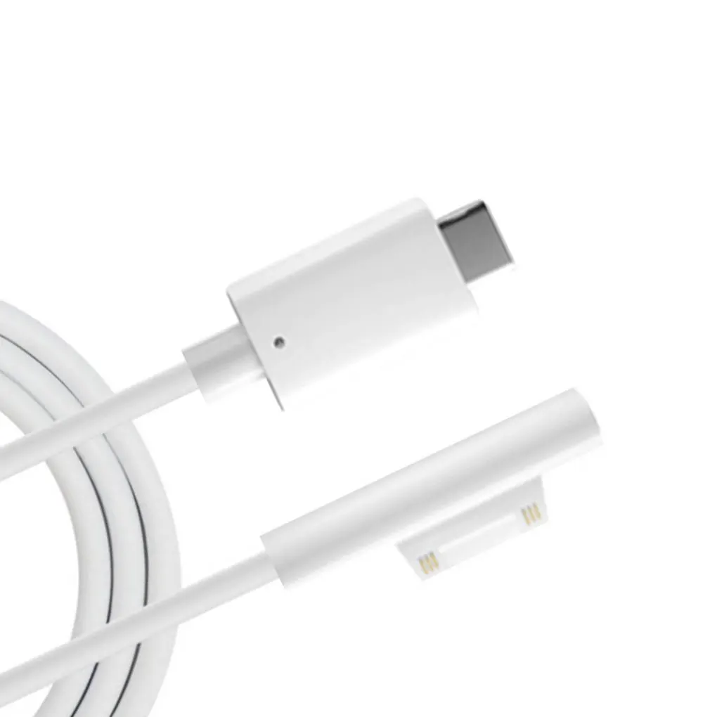 1,5 m type-C настольная поверхность подключается к usb type C зарядный кабель для Surface Pro 3 4 5 6 Go Book 15V зарядка PD