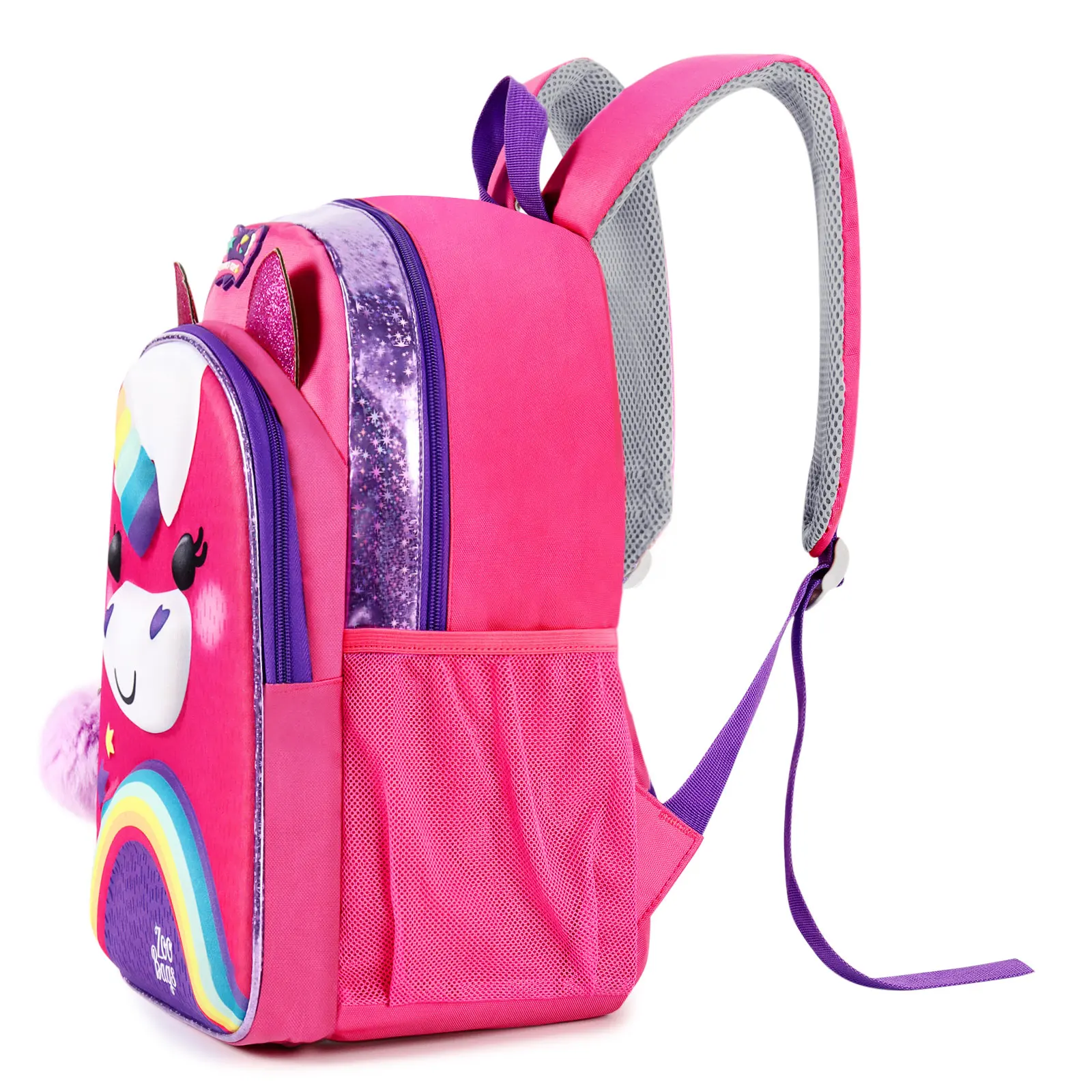 Unicorn Rainbow Stylish School Bag For Girls
