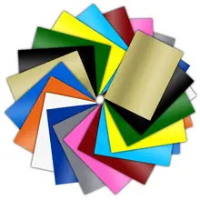 HOHOFILM 9 цветов/упаковка А4, виниловые наклейки для вырезания, виниловые наклейки на стену для машины, виниловые наклейки на стену